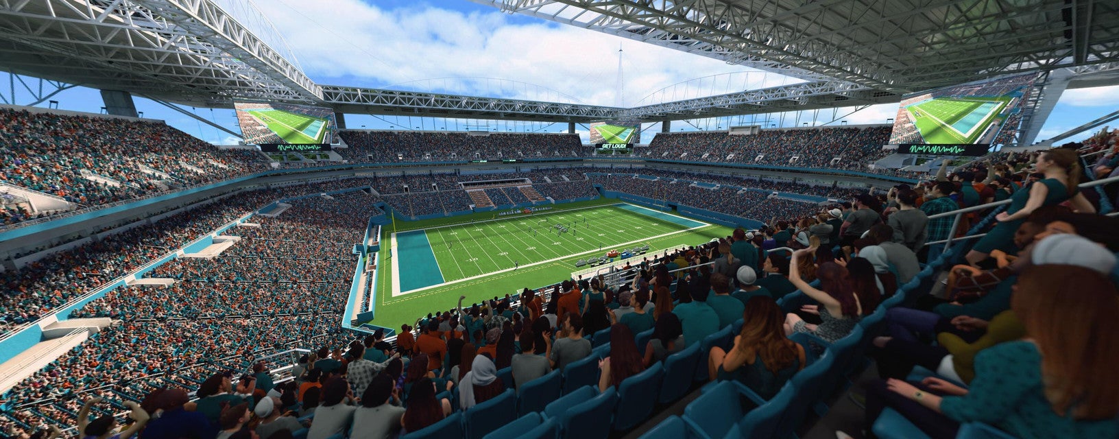 Seat view from Upper Sideline