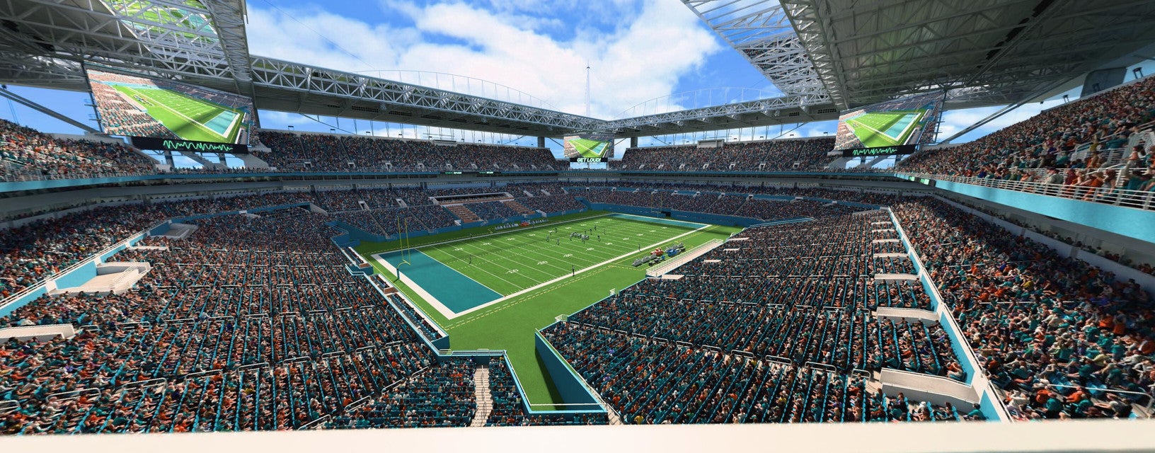 Seat view from Upper End Zone