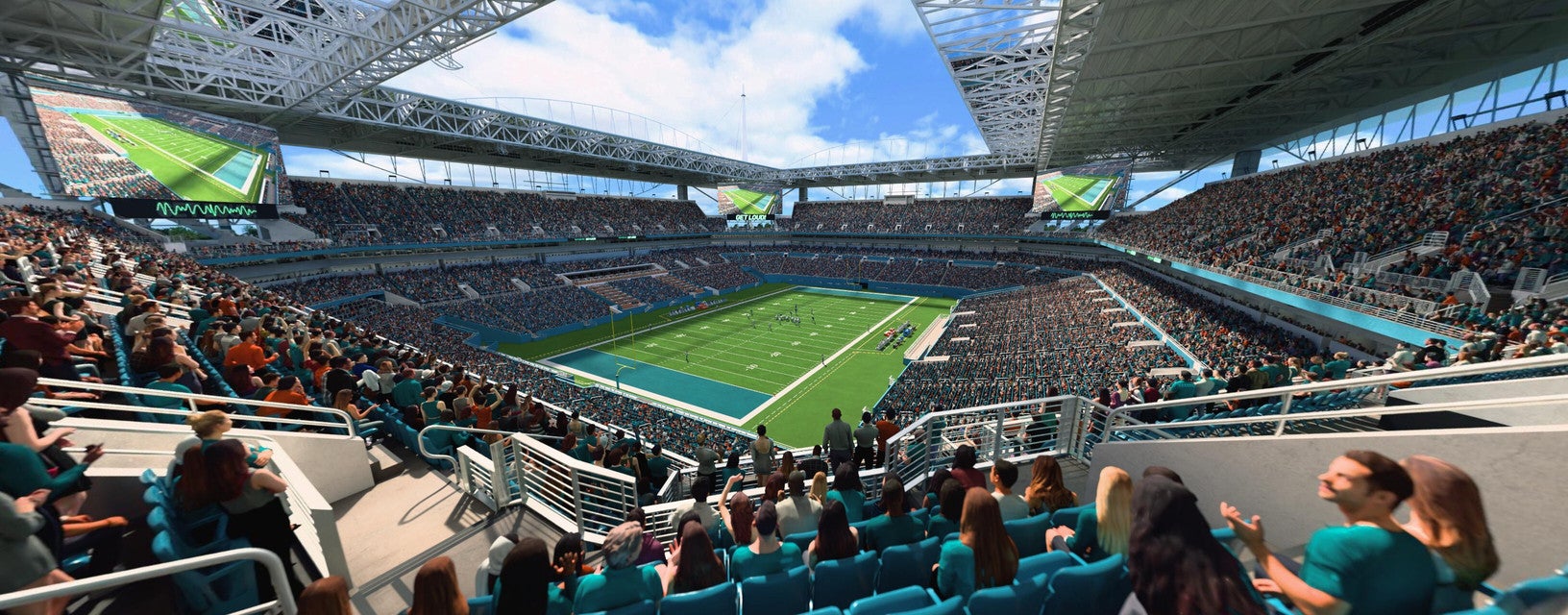Seat view from Upper End Zone