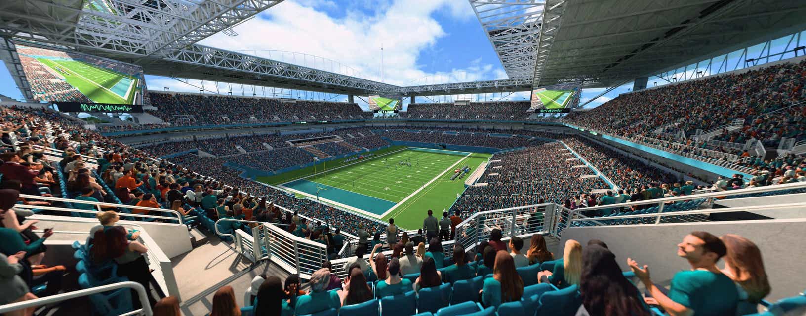 Seat view from Upper End Zone