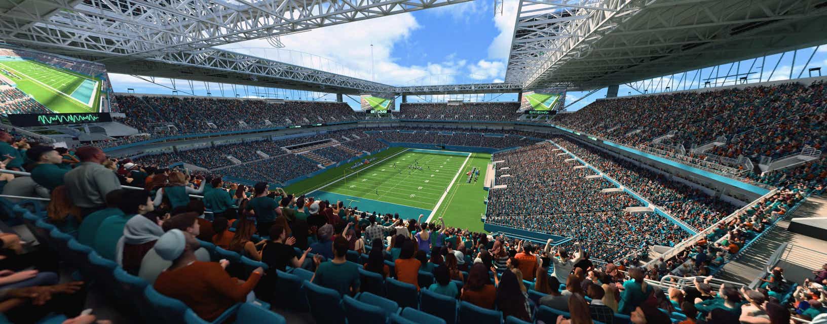 Seat view from Upper End Zone