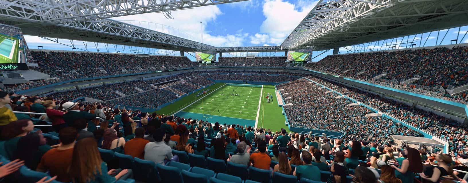 Seat view from Upper End Zone