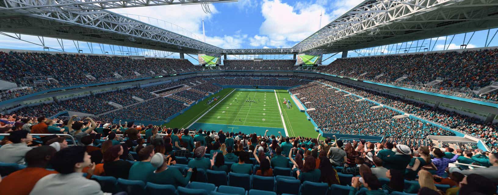 Seat view from Upper End Zone