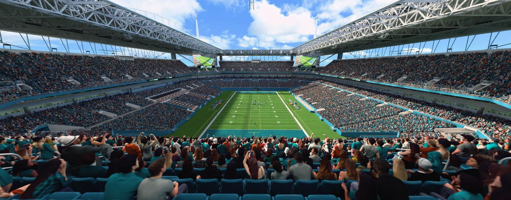 Seat view from Upper End Zone