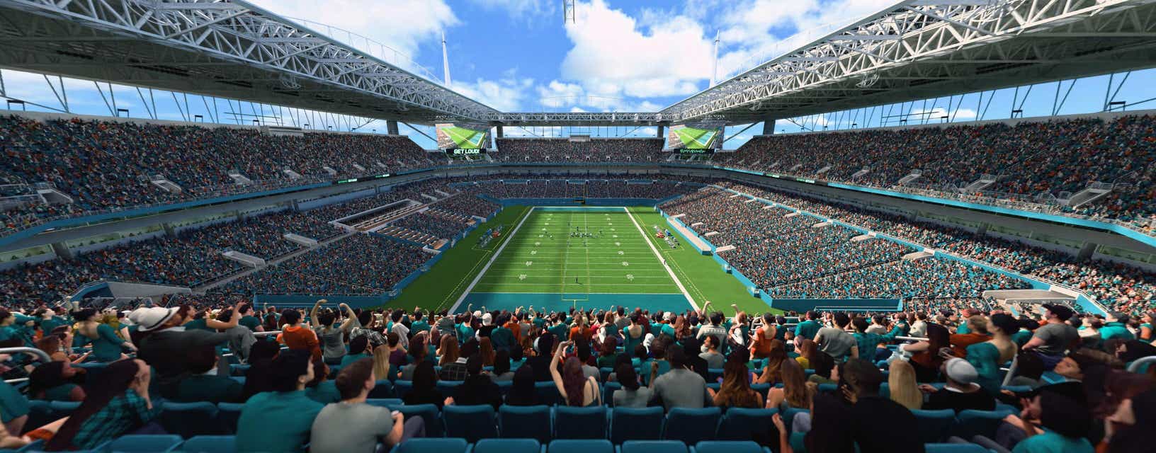 Seat view from Upper End Zone