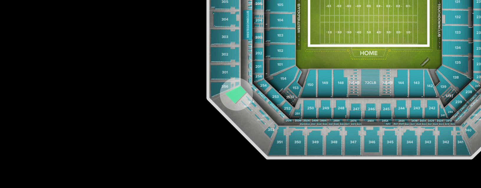 Seat view from Upper End Zone