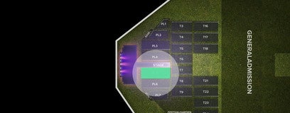 Seat view from Platinum