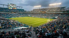 Seat view from Club