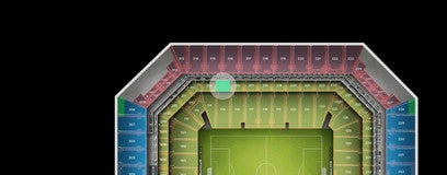 Seat view from Club