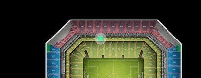 Seat view from Club
