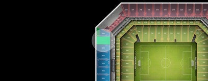 Seat view from Upper End Zone
