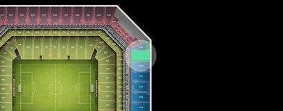 Seat view from Upper End Zone