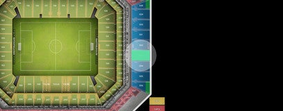 Seat view from Upper Sideline