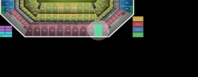Seat view from Upper Sideline