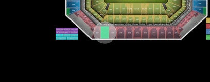 Seat view from Upper Sideline