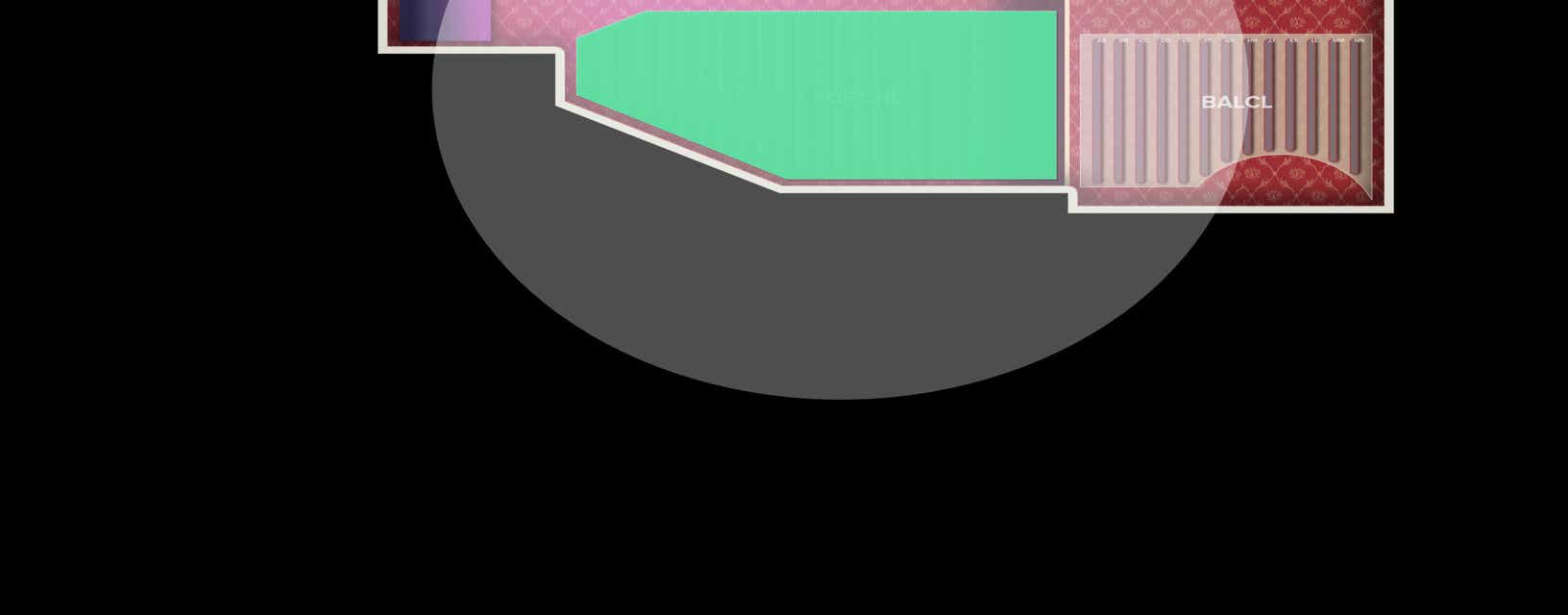 Seat view from Orchestra