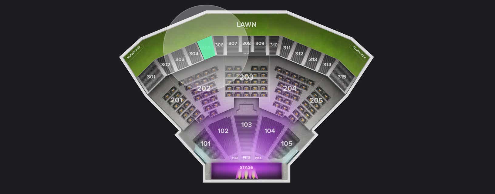 Seat view from Upper