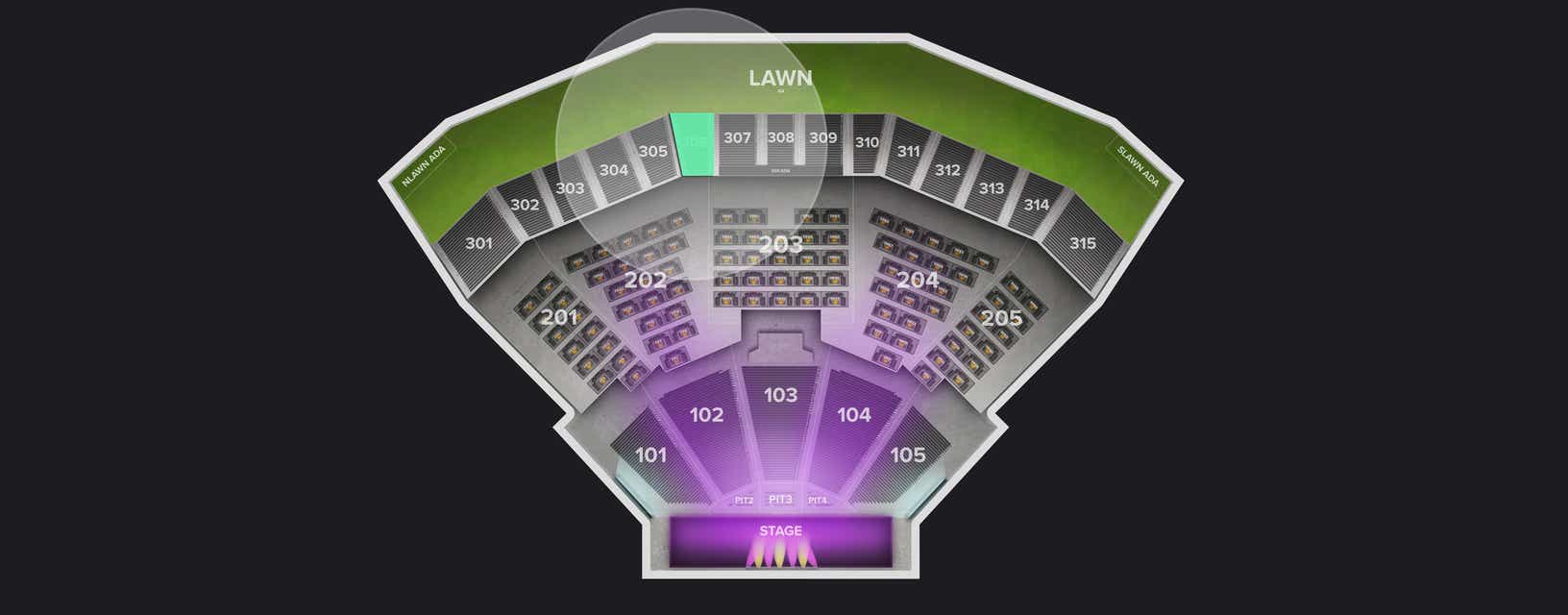 Seat view from Upper