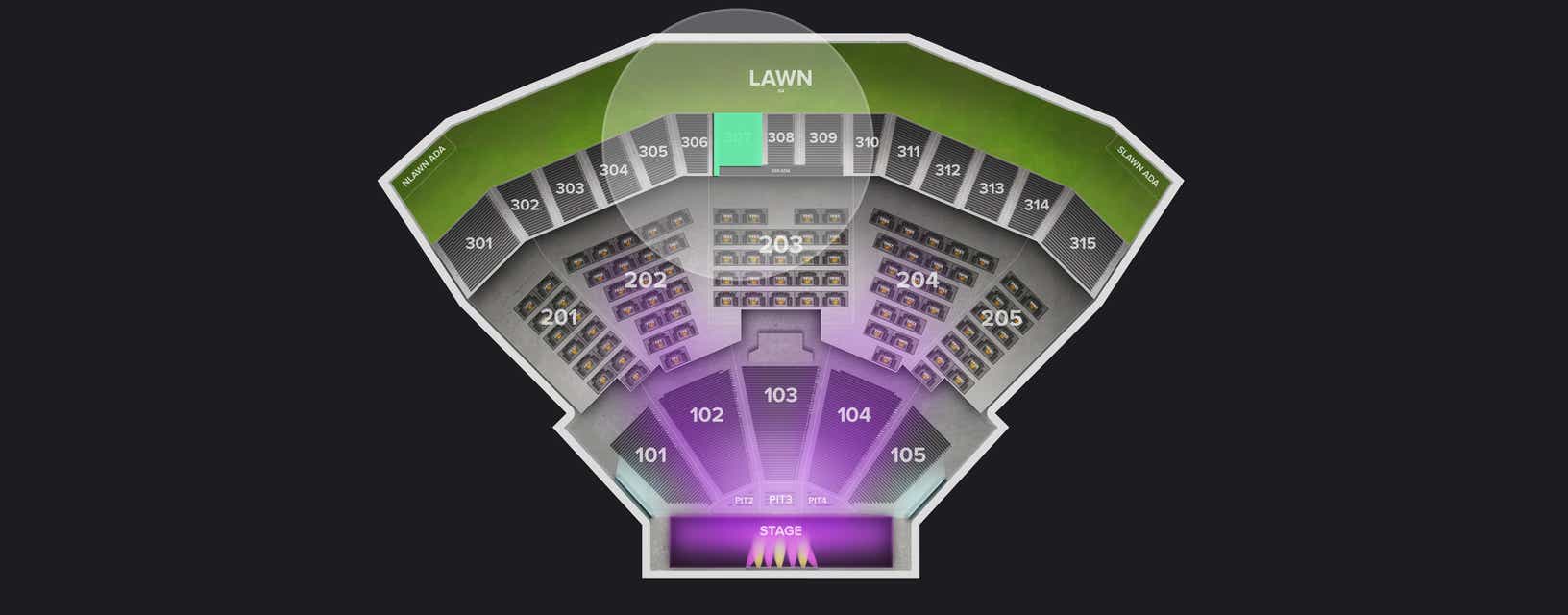 Seat view from Upper