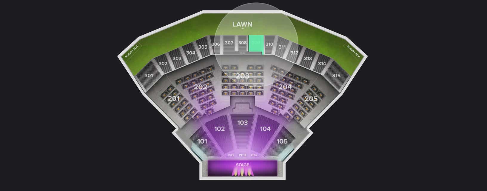 Seat view from Upper