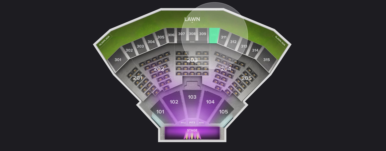 Seat view from Upper