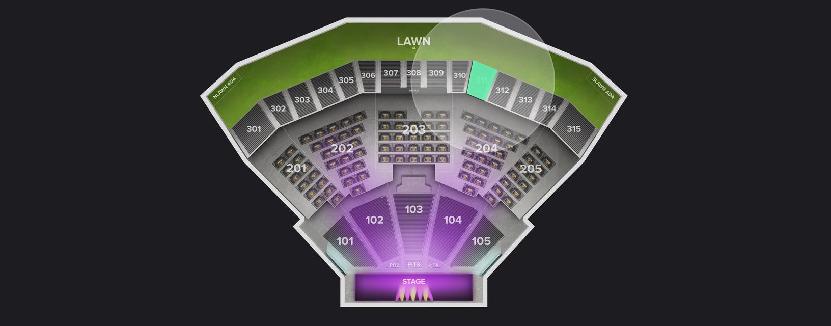 Seat view from Upper