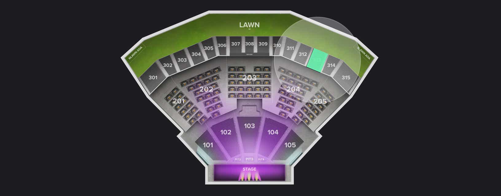 Seat view from Upper