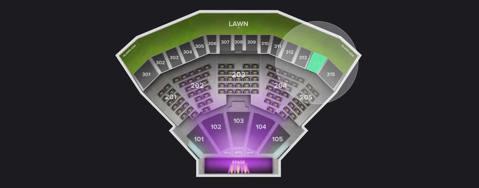 Seat view from Upper
