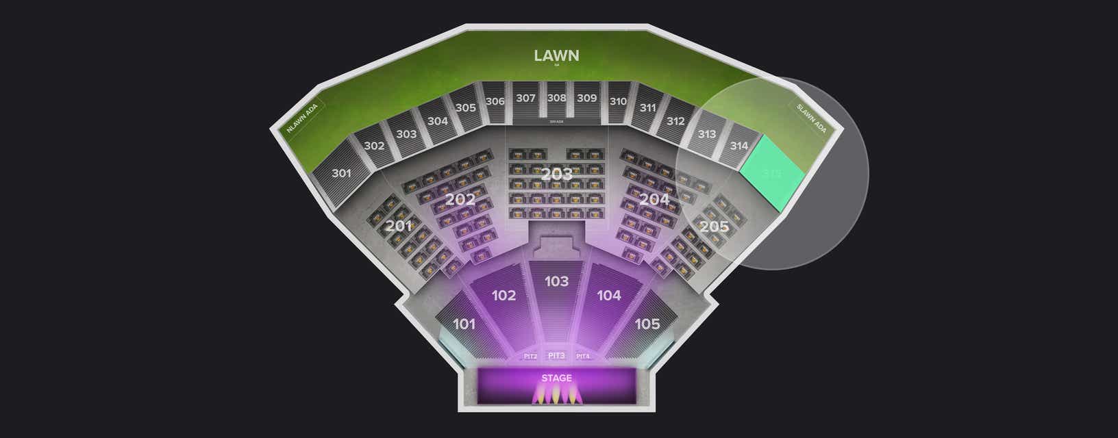 Seat view from Upper