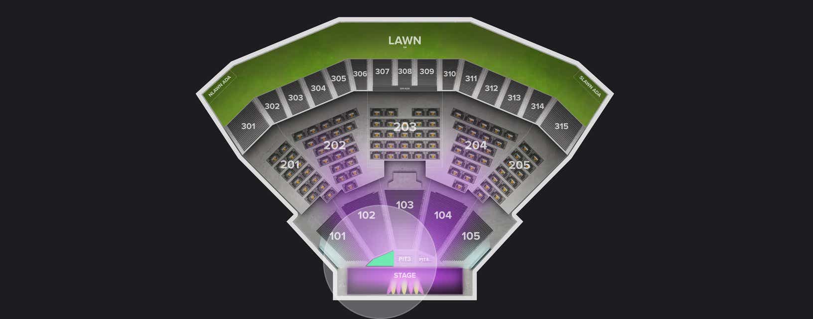 Seat view from PIT