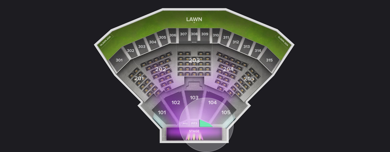 Seat view from PIT