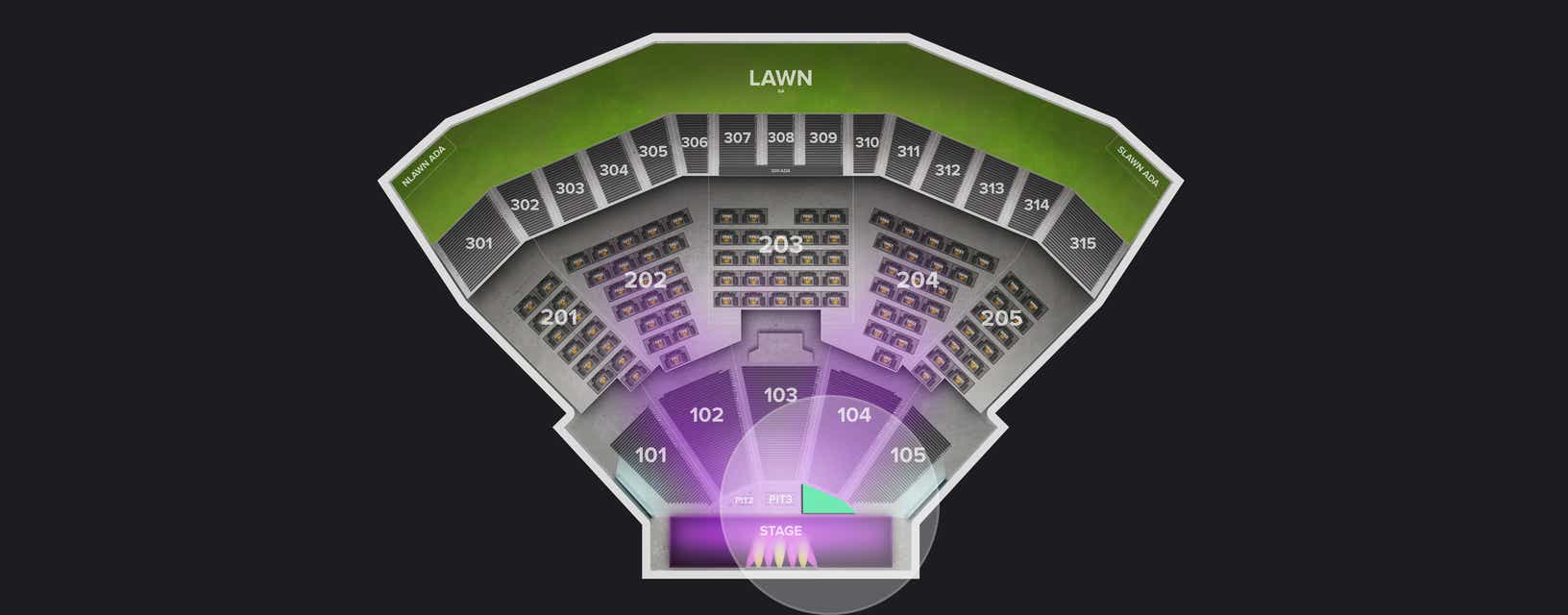 Seat view from PIT