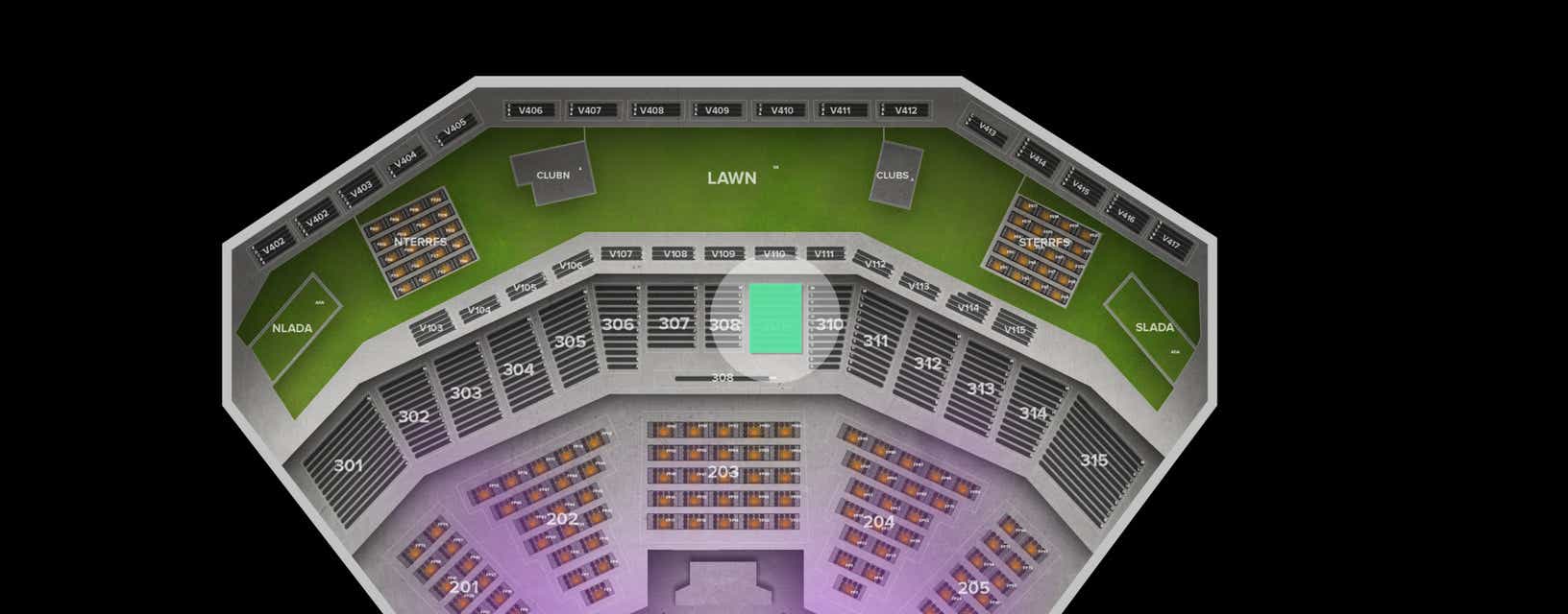 Seat view from Upper
