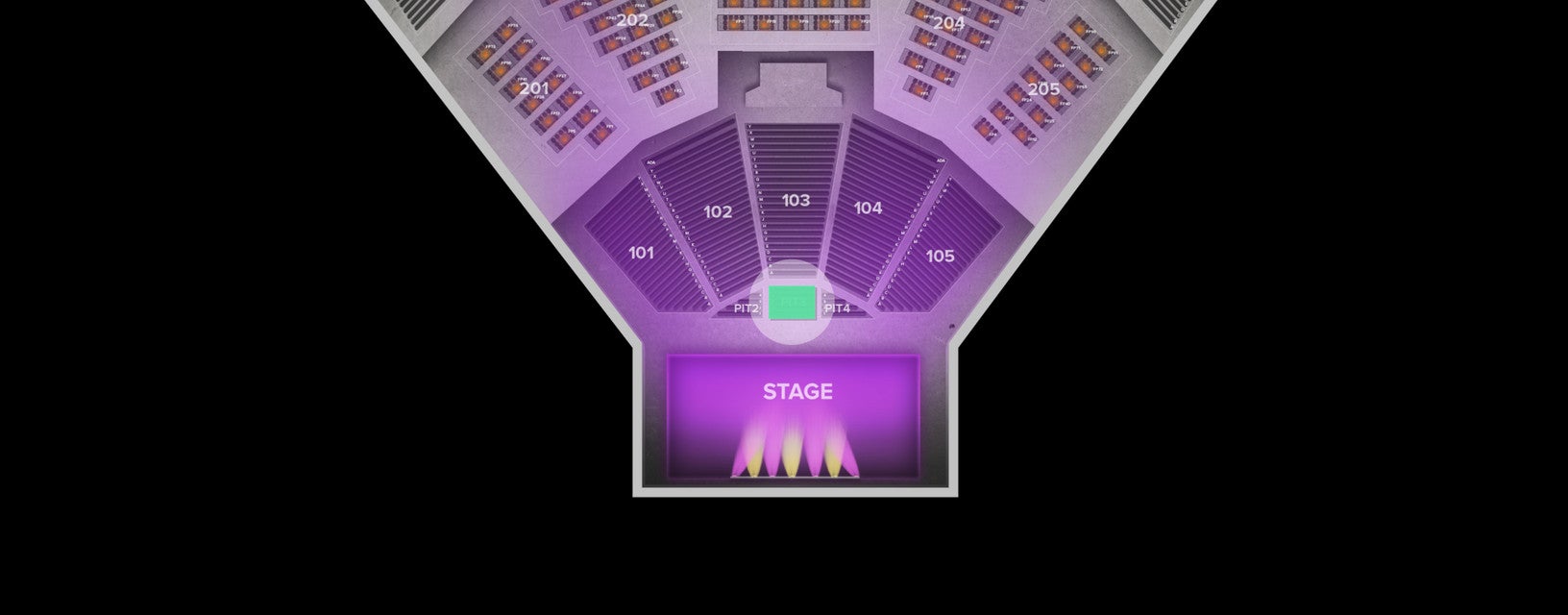 Seat view from PIT