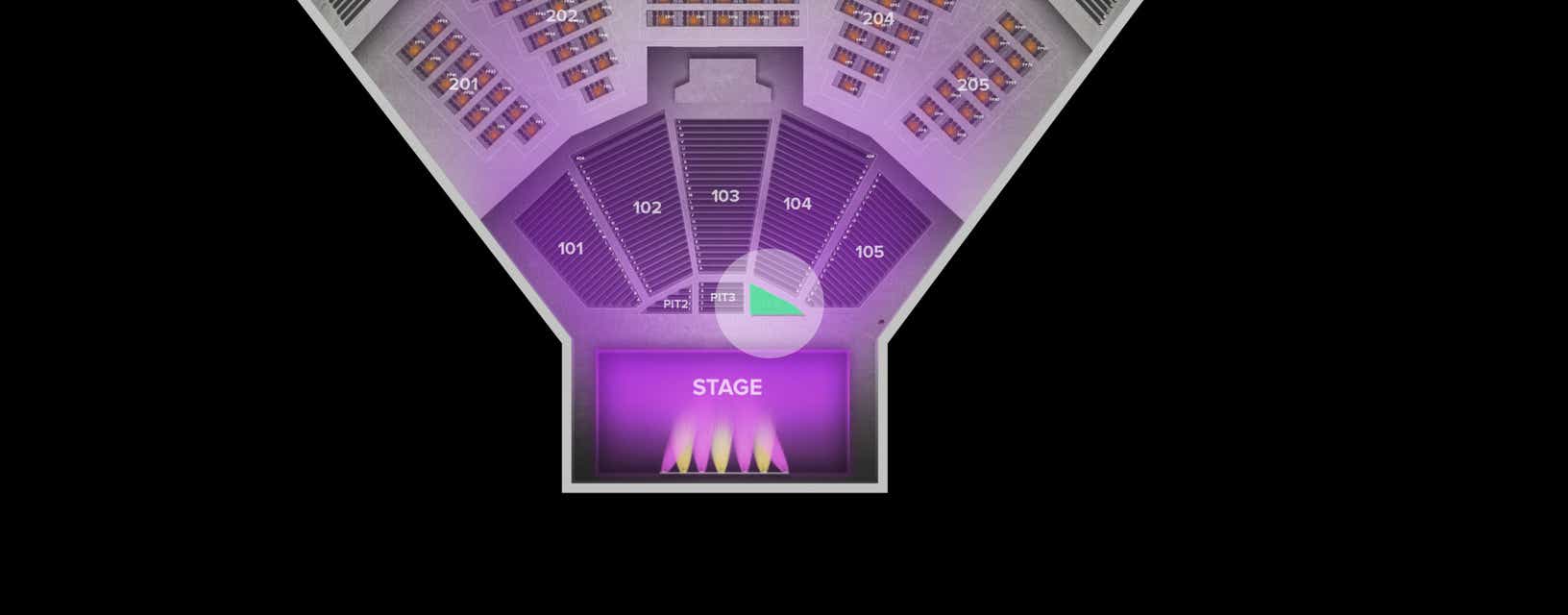 Seat view from PIT