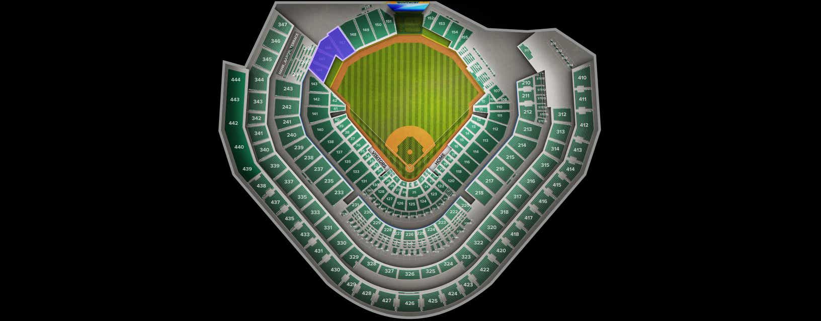Seat view from Home Run Porch