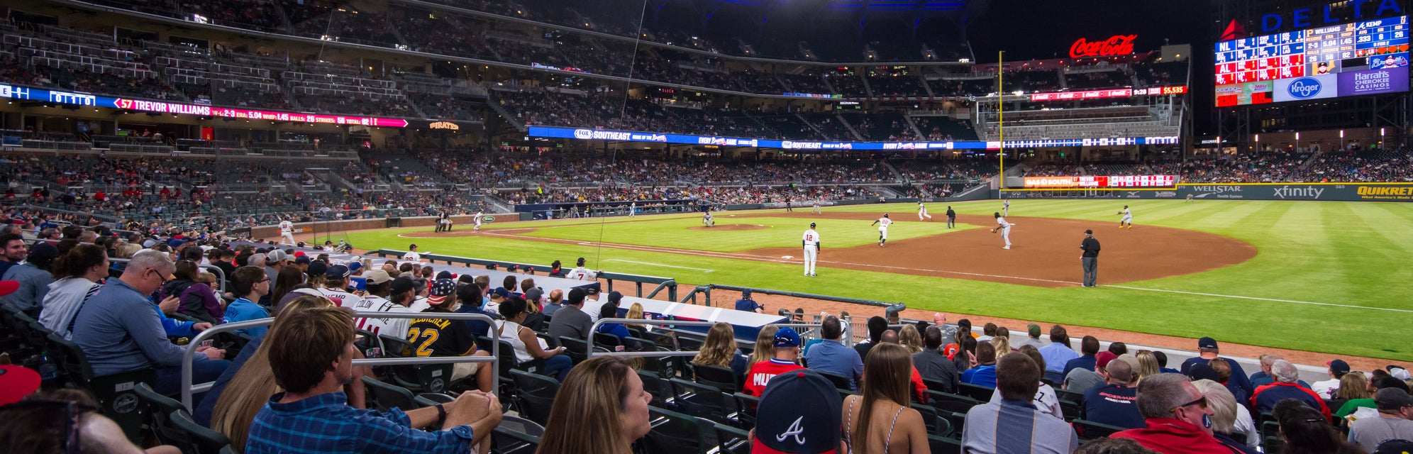 Seat view from Dugout Infield