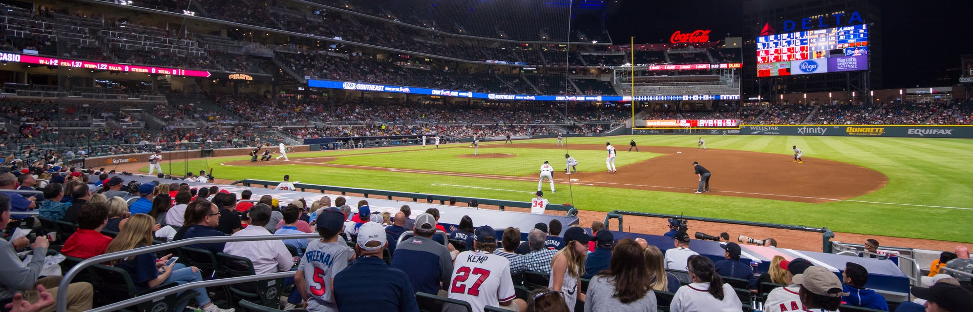 Seat view from Dugout Infield