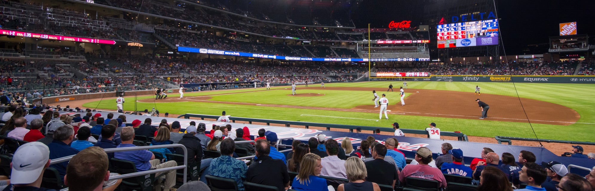 Seat view from Dugout Infield