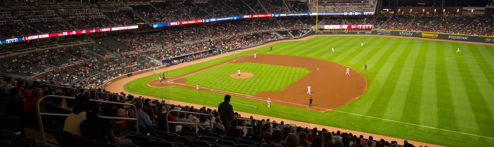 Seat view from Terrace Infield