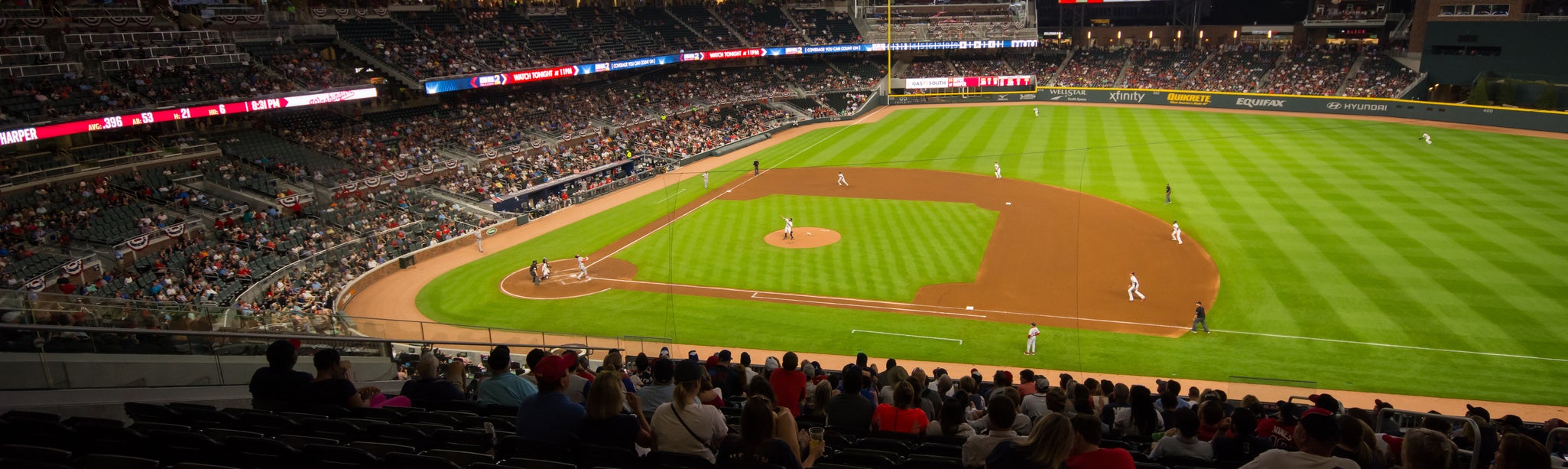 Seat view from Terrace Infield