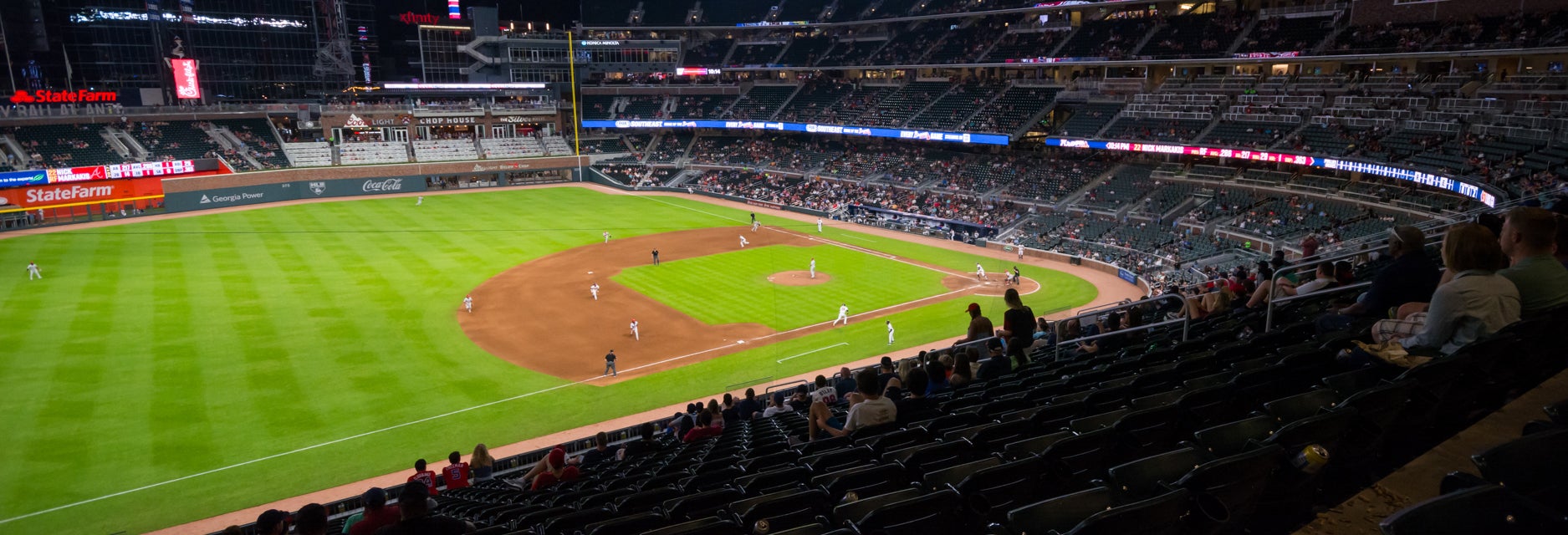 Seat view from Terrace Infield