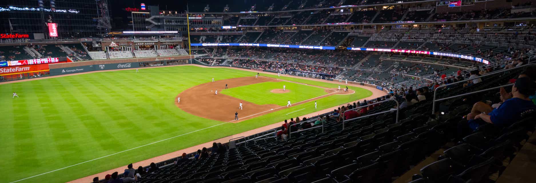 Seat view from Terrace Infield