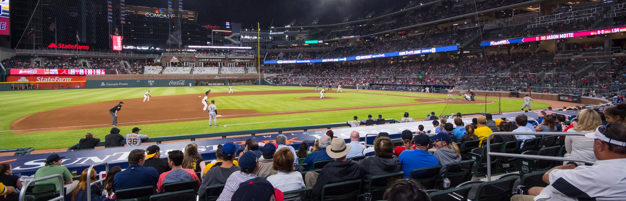 Seat view from Dugout Infield