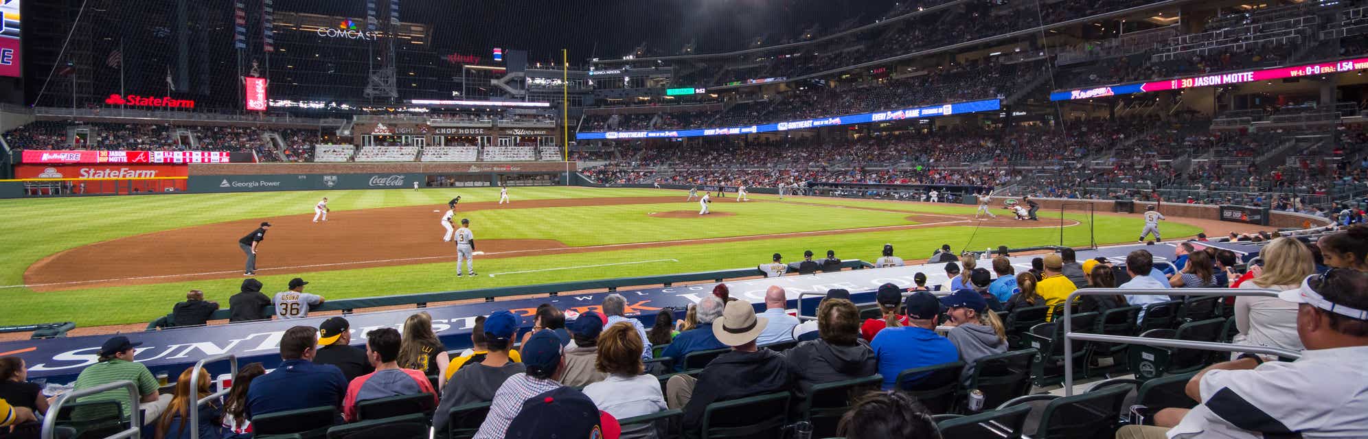 Seat view from Dugout Infield