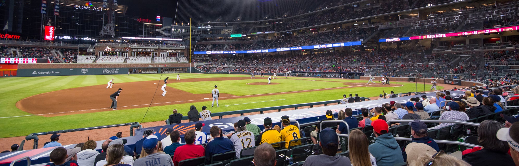 Seat view from Dugout Infield