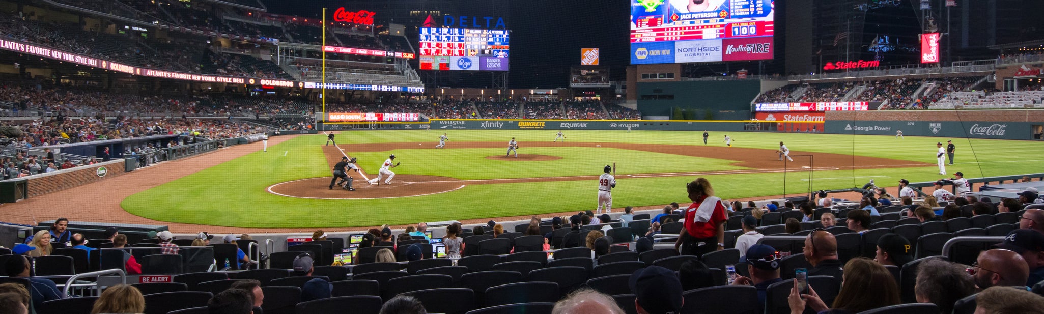Seat view from Home Run Club