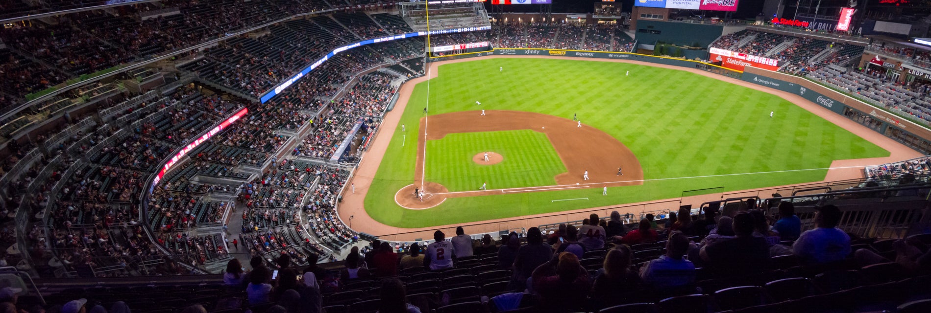 Seat view from Grandstand Infield
