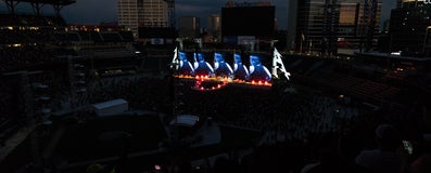 Seat view from Grandstand Infield
