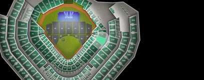 Seat view from Diamond Corner